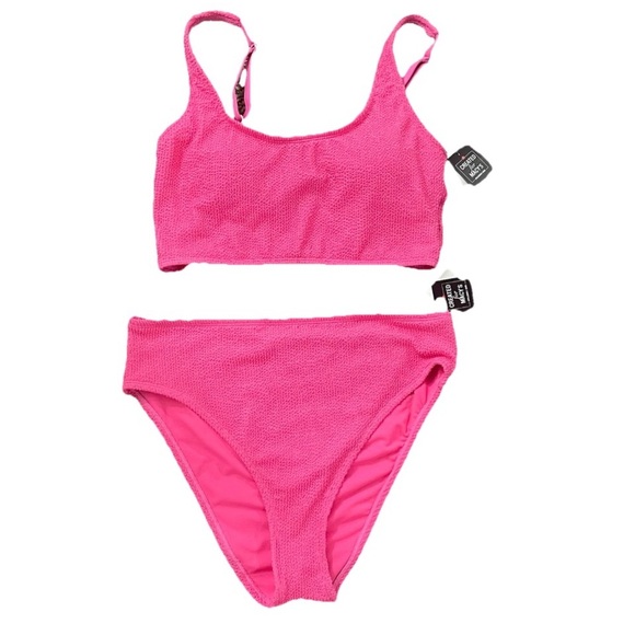Bar III Other - NWT Bar III Pink Candy Kiss Swimwear Set Size Large Summer Beach Ready